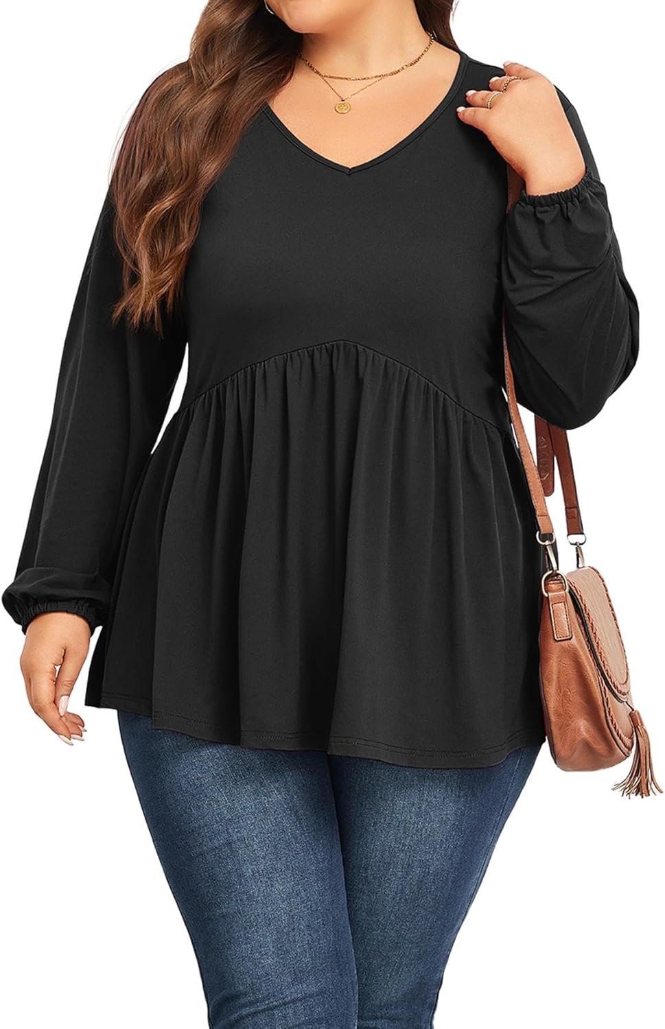 WellSize Women Maternity blouses Casual Winter Tunic Tops V Neck Long Sleeve Shirts Winter Pregnancy Clothes